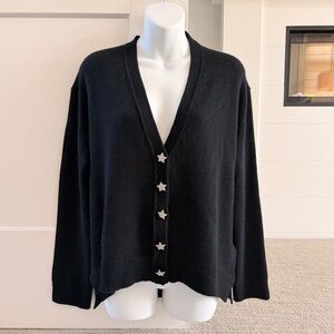 ZADIG & VOLTAIRE Mirka Bijou Star Button Cashmere Cardigan Sweater XS/S $548!!